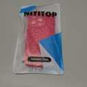 NITITOP Compatible with iPhone 16 Pro Case Cute Leopard - Rose Red