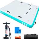 Inflatable Floating Dock Air Dock Platform Floating 5ft 8ft 2 Types PVC Material of Style Non-Slip Fabrics Maximum Carrying 6 People