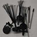 Solar Garden Lights Outdoor, 4 Pack Firefly Swaying Lights, Waterproof Garden Decor for Yard Patio Pathway Lawn, Gardening Gifts for Women Christmas Decoration (Warm White)