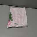 Pink Chinoiserie Christmas Kitchen Towels, Coquette Bow Christmas Tree Hand Towels for Bathroom, Preppy Grandmillennial Xmas Striped Decorative Dish Tea Towel, 16x24 Inch