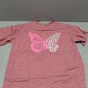 Breast Cancer Shirts Women Sunflower Pink Ribbon T-Shirts Breast Cancer Awareness Tee Tops Size M