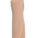 Medical Compression Thigh High Anti Embolism Stockings 15-20mmHg, for Edema, Varicose Veins, Swelling with Inspection Hole, Women & Men (Medium, Nude)