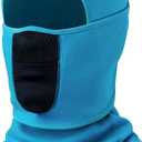 Balaclava Ski Mask (with Breathable Holes) Windproof Winter Fleece Neck Face Warmer for Men&Women (Blue)