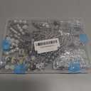 DoDoBeads 332 Pcs Junk Socks Charms Kit, Silver Shoe Charms for Sneakers, Pearl and Rhinestone Sock Charm with Safety Pins, DIY Accessories for Decorating and Personalizing Socks