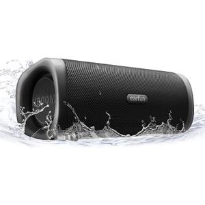 EarFun UBOOM L Bluetooth Speaker, Portable Speaker 28W Loud Stereo Sound, Rich Bass, IP67 Waterproof & Dustproof, Dual Pairing, Built-in Mic, Low Latency, Wireless Speakers for Party, Indoor & Outdoor