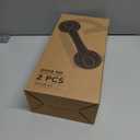 ABLECARE 2 Pack 12 Inch Elderly Heavy Duty Shower Handle, Seniors Grab Bars for Bathtubs, Suction Cup Removable Handrails, Safety Bathroom Grip for Handicap (Black and White)