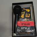 Grab Microphone Music Board Game, Drop the Karaoke Mic Party Games for Adults, Family, 2-10 Players - Hilarious Singing Trivia with 280 Song Lyrics (140 Cards) and 10 Blank Cards for Game Night, Gift (Black)