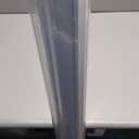 Persilux Zebra Blinds for Windows, Cordless Roller Shades Window Treatments (57" W x 72" H, White) Light Filtering Dual Layer Roller Window Shades Light Filtering Sheer Shades for Home and Office