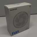 Gaiatop Portable Clip on Fan Battery Operated, Small Powerful 3 Speed Quiet 360 Rotate, USB Rechargeable Mini Personal Cooling Fan for Desk Table Home Office Stroller Camping Women Gifts Black Blue