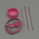 2-Pack Replacement Lids for Stanley 40oz Tumbler, Flip Straw Lids with 2 Straws & Brush, Leakproof Spill Proof Lid, Stanley Cup Accessories for 40 oz Quencher