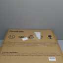 RGB Ceiling Fans with Lights, 22" Low Profile Ceiling Fan with Light,Smart Bladeless LED Fan Light with Remote/APP Control,Black Ceiling Fan for Bedroom