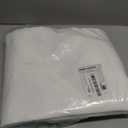 PONY DANCE White 50% Lighting Blocking Curtains for Kitchen, Short Non-See-Through Thermal Insulated Room Darkening Back Tab Small Drapes for Nursery Bedroom Window, W52 x L45, Pure White, 2 Panels