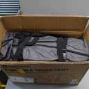 Truck Bed Tent with Awning 5.5' ~ 5.8' Easy Set Up Umburato Pickup Truck Tents for Camping, Waterproof, for 2-3 Person, Chevy, Dodge, Ford, GMC, Navy Blue & Lime
