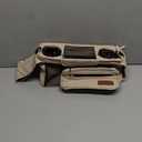 Momcozy Universal Baby Stroller Organizer, 2 Insulated Cup Holder, Detachable Zippered Pocket, Adjustable Shoulder Strap, Large capacity for baby essentials, Compact Design Fits Any Strollers (Khaki)