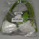 DUYONE 4PCS Artificial Flowers Large Hydrangeas Flowers Latex Bouquet for Wedding Bridal Office Home Party Decoration (2Pcs White)