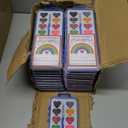 Valentines Day Gifts for Kids, 24 Pack Watercolor Paint Set with Paintbrush for Kids, Prizes Exchange Gifts Valentines Party Favors for Preschool Classroom School