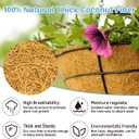3 x Legigo 3 Pack 8 Inch Hanging Basket Coco Liners Replacement, 100% Natural Round Coconut Coco Fiber Planter Basket Liners for Hanging Basket Flowers/Vegetables