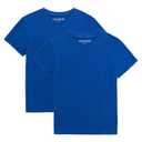 Kid Nation Boys T Shirts Kids Unisex Soft Cotton Tshirts Short Sleeve V Neck Girls Tee Shirts Bright Blue 5-6 Years (Blue)