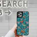Floral Butterfly Phone Case for iPhone 12/12 Pro - Slim Shockproof Hard Shell, 5ft Drop Protection, Cute Aesthetic Wild Flower Pattern, Tough Protective Case for Women and Girl