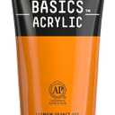 Liquitex BASICS Acrylic Paint, 250ml (8.5-oz) Tube, Cadmium Orange Hue