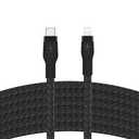 Belkin, BoostChatge Fast Charging USB-2.0 USB-C to Lightning Cable (MFi Certified), Durable, 3,3 Feet, Black