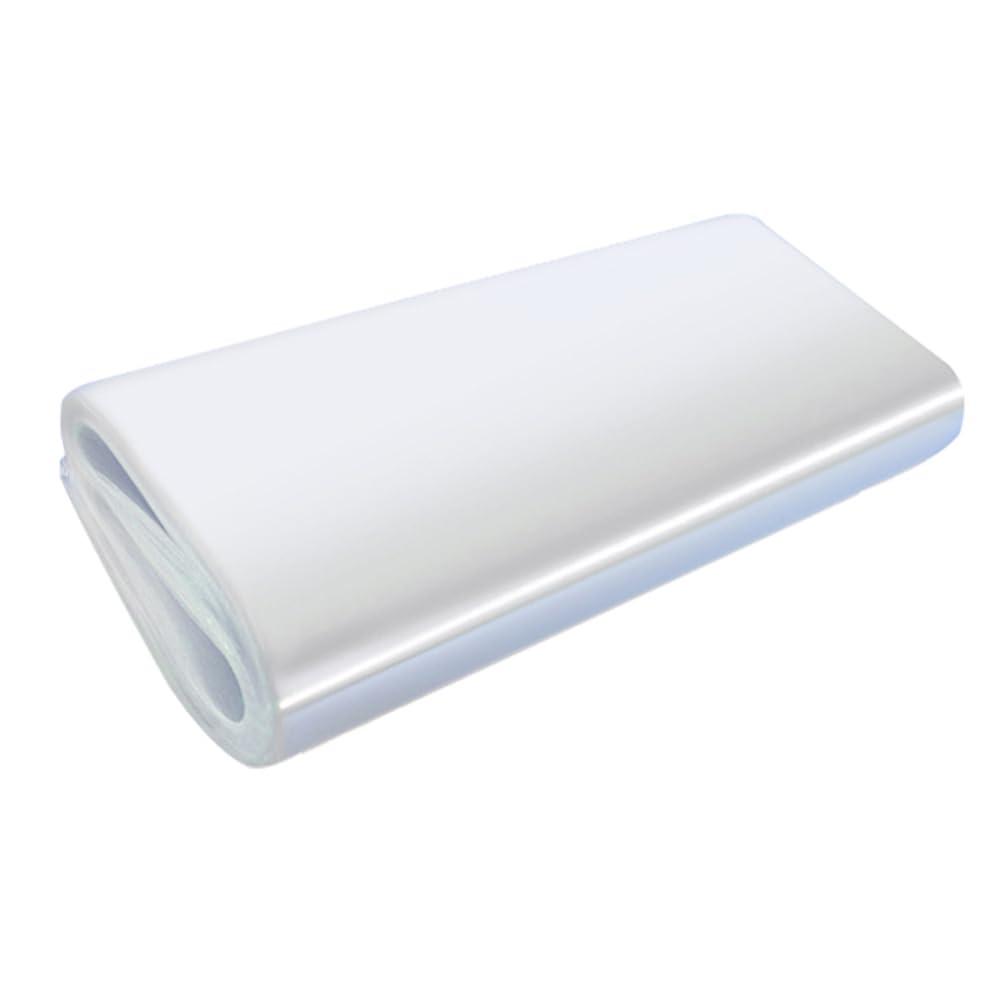 Heat Shrink Wrap Bags 100Pcs 15x22 Inches Professional Grade POF Heat Shrink Wrap is Used to Store Wrap Embellished, Gift Baskets, Shoes, Jars, Industrial Grade PVC Shrink Wrap Bags Transparent