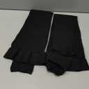 Truform 20-30 mmHg Compression Stockings for Men and Women, Thigh High Length, Dot-Top, Open Toe, Black, 2X-Large