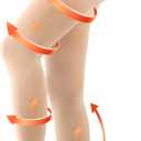 Medical Compression Pantyhose for Women & Men, 20-30mmHg Graduated Support Compression Tights Footless Medical Compression Stockings & Leggings for Edema, Varicose Veins, Swelling(Beige,L)