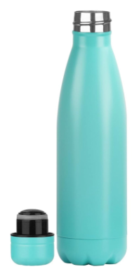 OWS 17oz Insulated Water Bottles Bulk 1/2/4 Pack, Metal Sports Water Bottles, Double Wall Vacuum BPA-Free Flask for School, Sports(teal purple 1pcs)