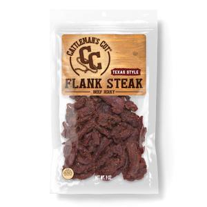 Cattleman's Cut Texas Style Flank Steak Beef Jerky, 9 Ounce