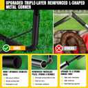 Soccer Goal, Kids Soccer Goals for Backyard Set, 2 Pack of Portable Pop Up Soccer Net with Soccer Ball, Cones, Complete Training Equipment for Youth, Toddler Outdoor Sports Games