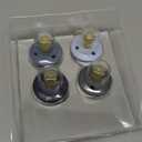 BIBS Colour Soother 4-Pack | BPA Free Dummy Pacifier | Round Nipple | Natural Rubber Latex | Made in Denmark | Size 0-6 Months | Petrol Glow Mix