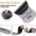 L-SPOUTTO Mouse Pad Wrist Support,Ergonomic Mouse Pad with Wrist Rest,Computer Mouse Pads Pain Relief Keyboard Wrist Rest with Coaster Set,Non-Slip Computer Mouse Pad for Desk Laptop Office-Black Cat