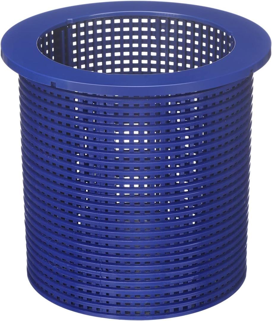 Maxdot R38013A Pool Skimmer Basket, Compatible with Pentair American Admiral Skimmer, for Inground Heavy Duty Pool Basket -Remove Leaves and Debris(Bule)