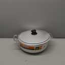 IMUSA 7.5 Quart Traditional Natural Made in Colombia Caldero with Lid for Cooking and Serving,Silver