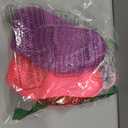 Kids Swim Goggles Age 3-8, Toddler Goggles No Hair Pull,Child Swimming Mask Fabric Strap (Pink & Violet)