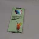 Senneny Set of 6 Silicone Drinking Straws for 30oz and 20oz - Reusable Silicone Straws BPA Free Extra Long with Cleaning Brushes- 6 Bent- 8mm diameter