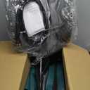 Heated Cat House for Outside,Metal Frame,Barrel Design,Extremely Weatherproof & Insulated in Winter,Elevated Outdoor Cat Shelter with Eaves & Escape Door for Feral Stray Barn Cat(Dark Grey,Large)