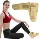 Thrudove Plantar Fasciitis Night Splint Sock - Soft Plantar Fascia Brace for Sleeping, Achilles Tendonitis, Foot Drop, Heel Pain - Plantar Fasciitis Relief Night Splint for Women and Men (Small)