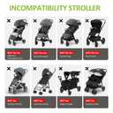 YOREPEK Padded Stroller Bag for Airplane Travel Fits for UPPAbaby MINU,MINU V2,MINU V3, Gate Check Stroller Bag with Large Inner Mesh Pocket, Sturdy Stroller Storage Backpack for Accessories