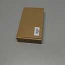 Privacy Pocket Door LockRectangle 304 Stainless Steel Pocket Door Hardware, Sliding Pocket Door Handle,for 1 3/8 to 2 3/16 Thickness Door,Brushed Silver