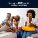 Motorola MT8733 WiFi 6 Router + Multi-Gig Cable Modem + 2 Phone Ports | for Comcast Xfinity Voice and Gigabit Internet Plans Up to 2500 Mbps | AX6000 | DOCSIS 3.1 | with Smart Motosync App