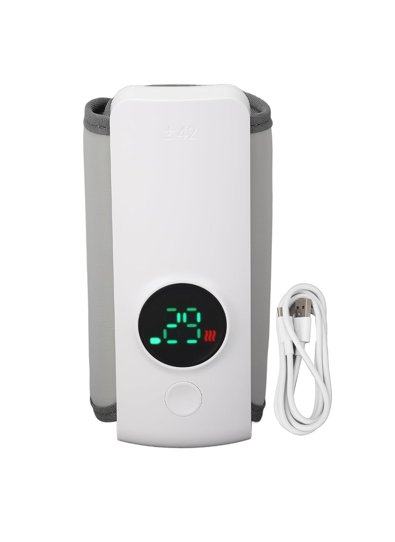Bottle Warmer Sleeve Portable Bottle Warmer for Travel Portable Infant Milk Warmer Sleeve Constant Temperature 6000mah Battery Powered Electric Power Storage