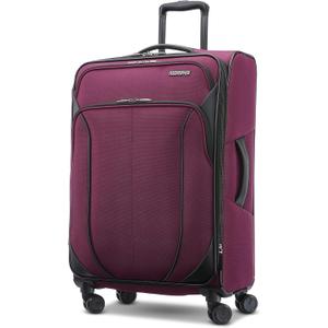American Tourister 4 KIX 2.0 Expandable Softside Luggage with Spinner Wheels, 24 Spinneri, Purple Orchid 