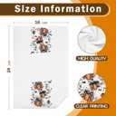 Halloween Ghost Kitchen Towels, Spooky Halloween Hand Towels for Bathroom Decor, Autumn Ghost Pumpkin Decorative Dish Tea Towel for Kitchen, 16x24 Inch