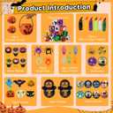 240PCS Bulk Halloween Party Favors - 24 Pack Pre-filled Mini Pumpkin Buckets Set, Non-Candy Treats Toys & Goodie Bags Stuffers for Trick or Treat, Kids' Prizes