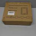 2 Pack 5x7 Walnut Rotating Floating Picture Frames, Double-Sided Solid Wood Photo Frame with HD Glass, Shatterproof, Fade Resistant, UV Protection, Vertical or Horizontal Tabletop Display