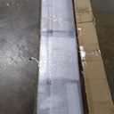 FREDBECK 42 x 84 inch Glass Barn Door with 7FT Barn Door Hardware Kit & Handle Included,5-Panel Frosted Glass, Wood Panel, Water-Proof Surface, Pre-Drilled Holes, Need Assembly