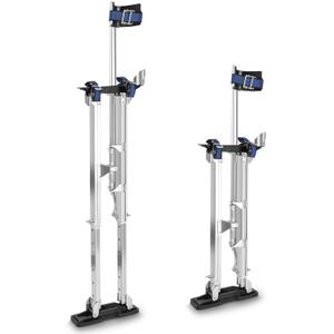 Drywall Stilts, 24''-40'' Drywall Stilts for Adults Adjustable Heights Aluminum Work Stilt for Sheetrock Drop Ceiling, Painting Painter Pruning Branches or Cleaning