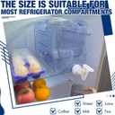 Fridge Water Dispensers Bottle with Leak-proof Spigot and Convenient Handle Reusable Plastic Juice Beverage Dispenser Water Jug for Party Refrigerator Drink Juice Iced Tea Storage (1, 2 Gallon)